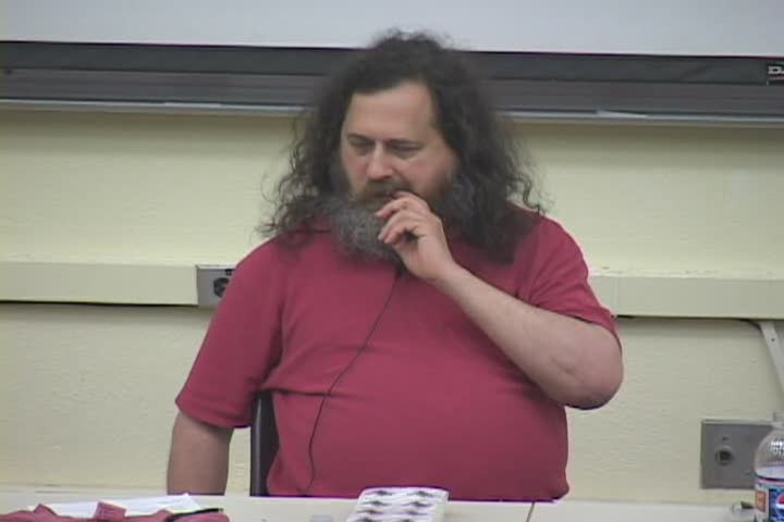 Thumbnail of tech talk by Richard M. Stallman: Copyright vs Community in the Age of Computer Networks